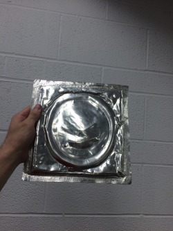 marcgiela:  i made a condom with aluminum