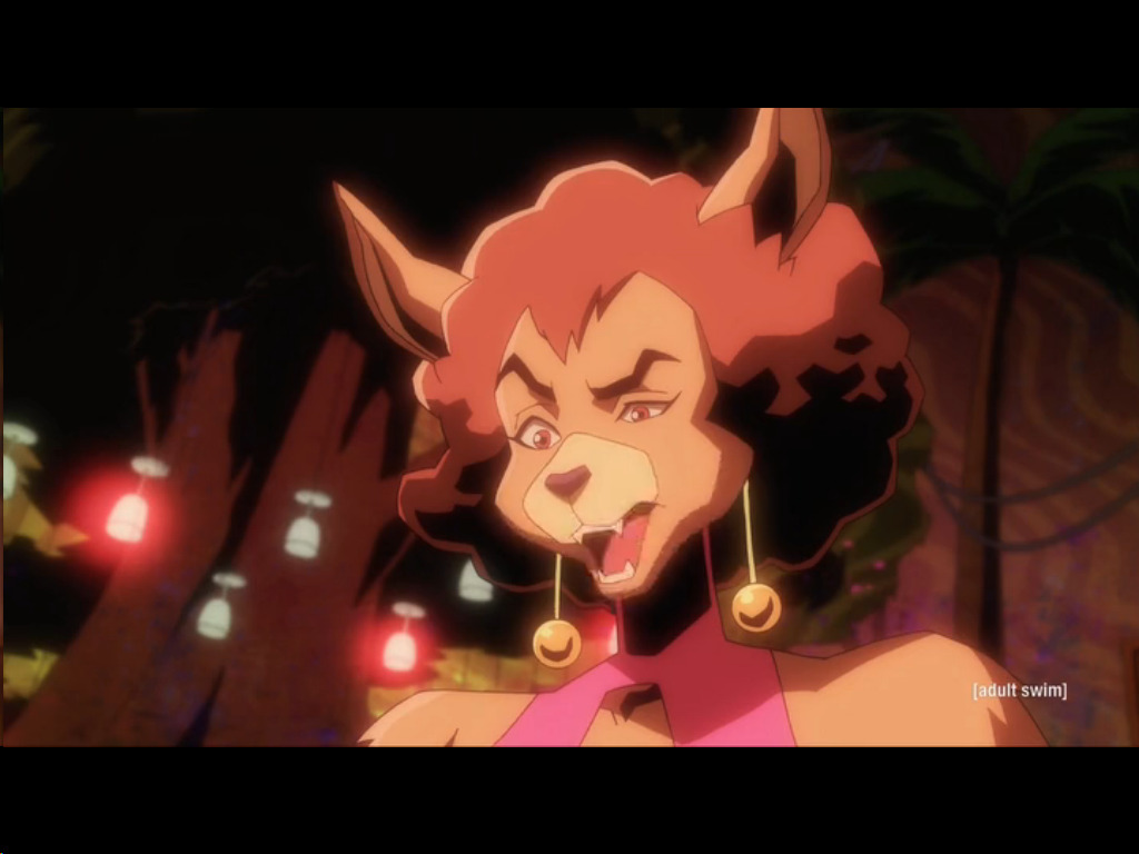 thedeedeedee:These wolf girls from the the wizz like Black Dynamite episode were