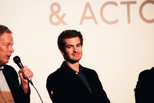 Andrew at Preview+Q&amp;A of Breathe, Curzon Mayfair, 24/10/2017.He seemed tired but still very 