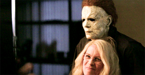 stream:Entertainment Weekly Photoshoot | Jamie Lee Curtis &amp; Michael Myers