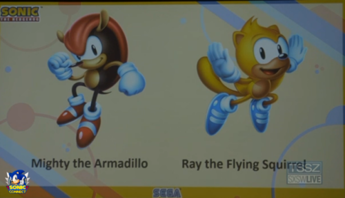 THANKS SEGA THANKS!!!!!!!! RAY AND MIGHTY IN SONIC MANIA!