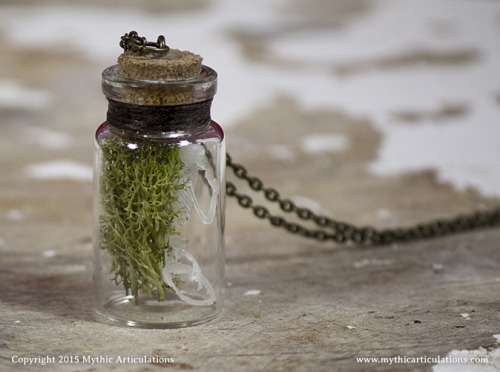 Two new items just listed in my Etsy shop. Tiny Mermaid in a bottle necklace.Tiny Faun in a bottle n