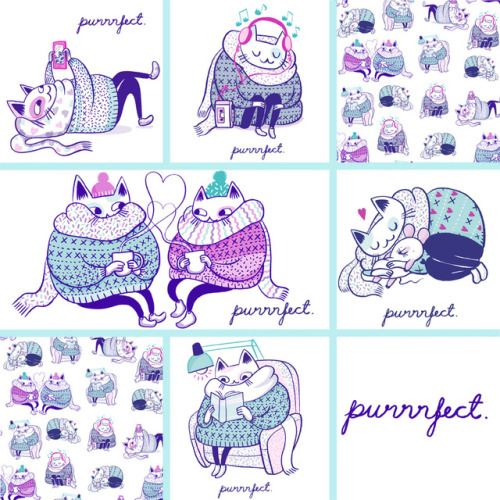 Here’s all the designs (so far) from the Pufffrect collection. For now they are sold in Redbubble an