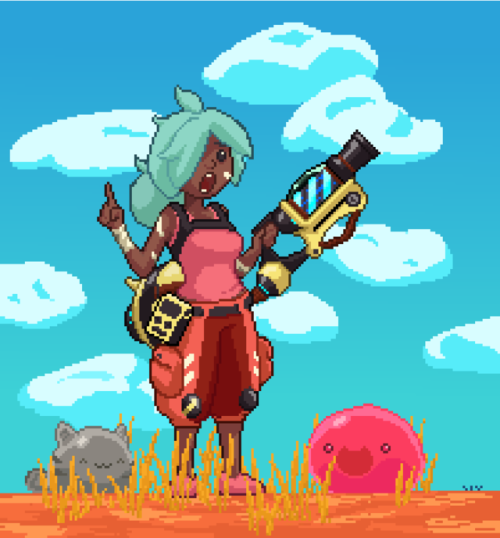 Beatrix LeBeau design is SO COOL I had to make a pixel art version of herShe’s the player&rsqu
