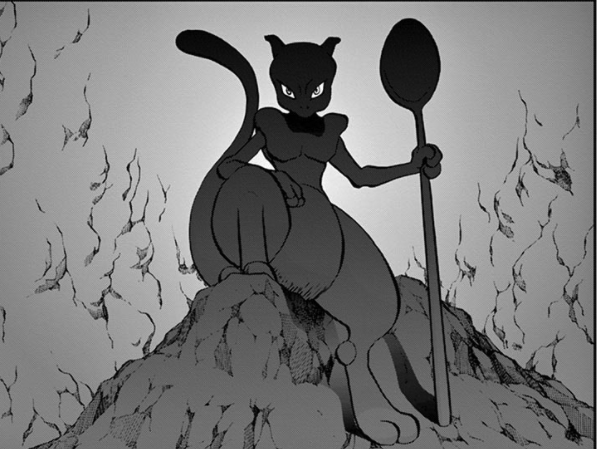 Anime & JRPG Fan — Mewtwo. He's back. And he still has his spoon 
