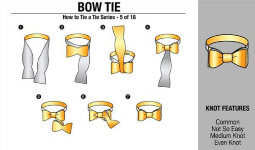 Bow Tie Knot: How to tie a tie - part 5/18