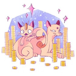 kingfatkat: Meowth and Persian! I just wanted