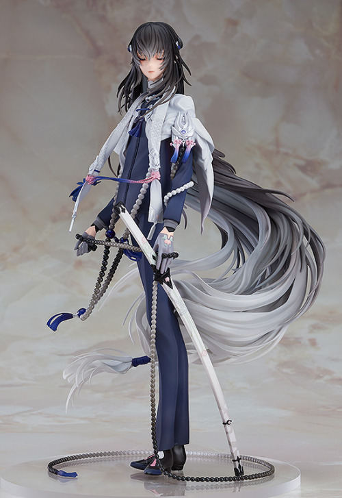 goodsmilecompany:   【PRE-ORDER】1/8th Scale Juzumaru Tsunetsugu   ➡️ http://www.goodsmile.info/en/product/7152 From the popular browser and smartphone game “Touken Ranbu -ONLINE-” comes a 1/8th scale figure of Juzumaru Tsunetsugu, one of the