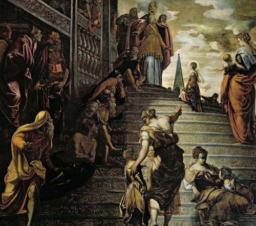 abystle:Presentation of the Virgin in the Temple, Tintoretto, ca. 1556