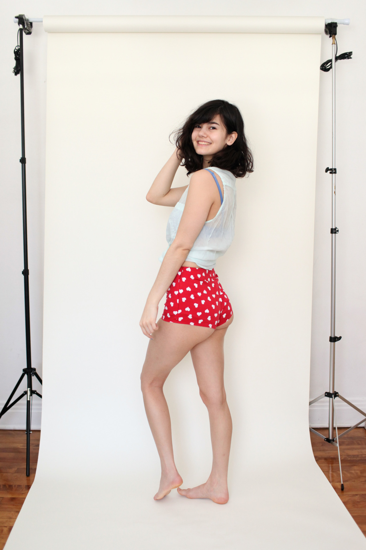 amamakphoto:  We had some makeshift studio time today! (9.3.2014)