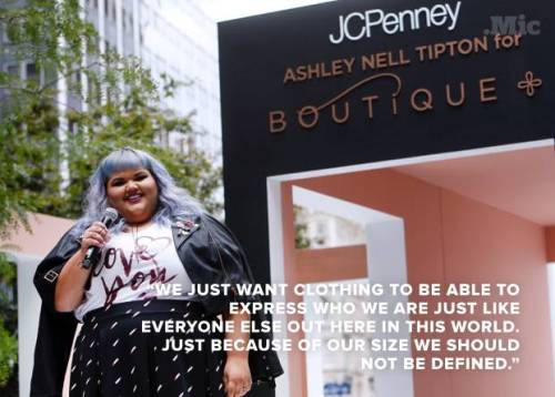 therealmrskelley:candiikismet:this-is-life-actually:Ashley Nell Tipton of ‘Project Runway&rsqu