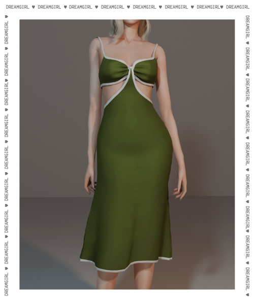  ♡ c u t  o u t   d r e s s  ♡ new mesh by dreamgirldress - 10 swatchescategory - full body do NOT r