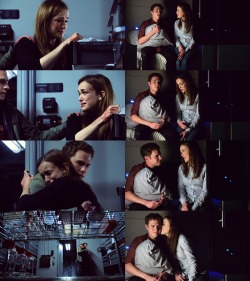 :  Fitzsimmons + comforting each other  