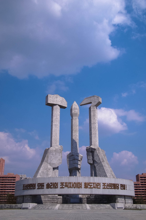 Monument to the Party Founding Pyongyang, DPRK 2013