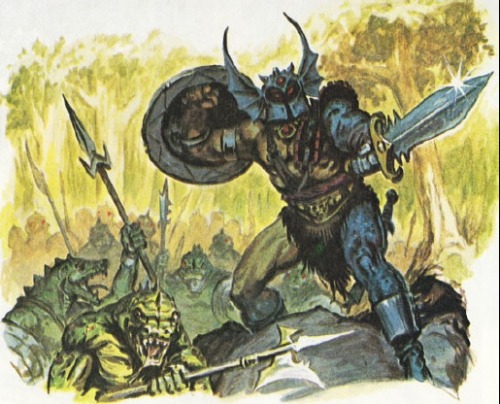 Warduke from the Advanced Dungeons &amp; Dragons storybook “The Forest of Enchantment”. Art by Earl 