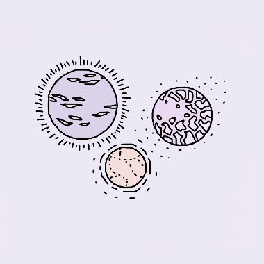 pacifistpadme:the seven earth-like planets of the trappist 1 system - pastel edition