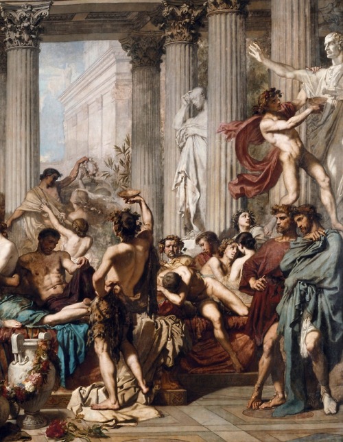 aqua-regia009:Romains de la décadence / Romans during the Decadence (1847)by Thomas Couture