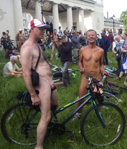son-wants-dad:  World Naked Bike Ride London