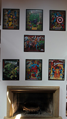 so , some of you asked me about my Superhero posters on my wall , so i decided to take a pic of them &hellip; :-)