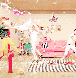 shinwooed:  Let’s settle this like men… 