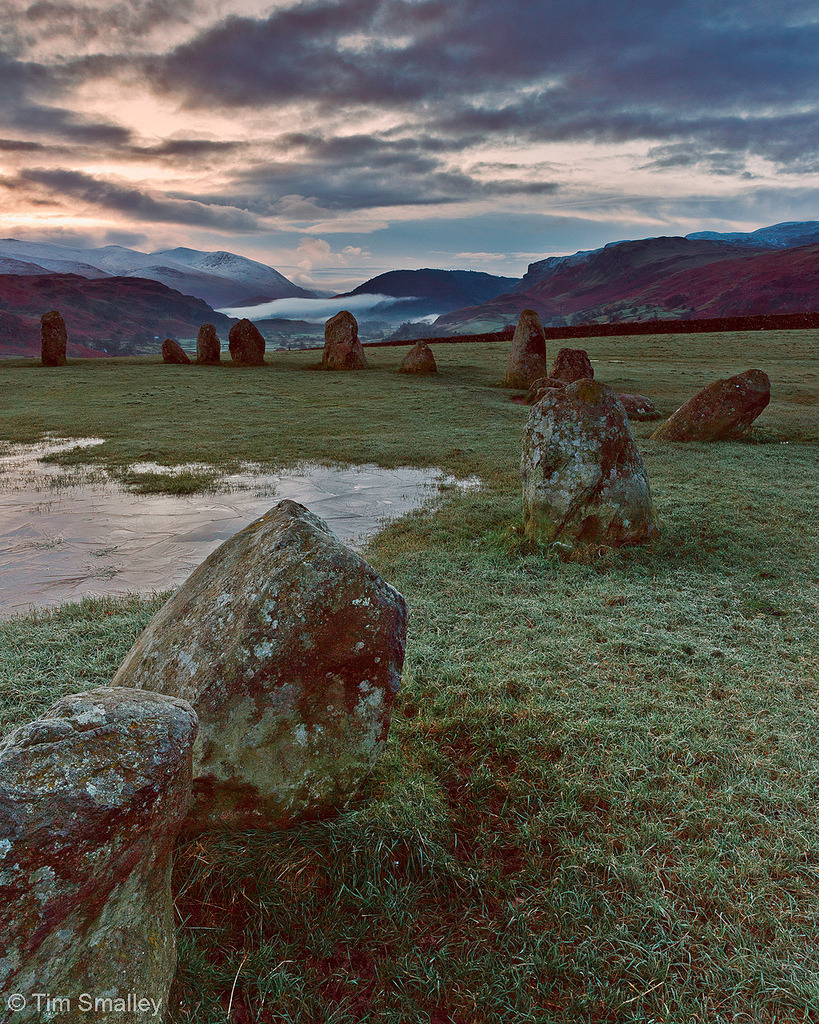 wanderthewood:  Frosty morning at Castlerigg stone circle, Cumbria, England by TimSmalley