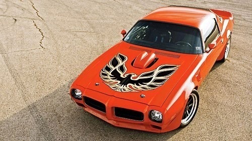 hotrodzandpinups:  Hugger Orange Bird, not sure if I like the lines on the reverse