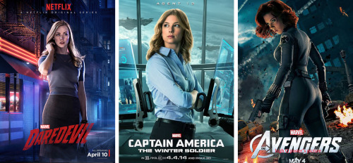 earths-mightiest-heroines:  Women of the MCU in posters