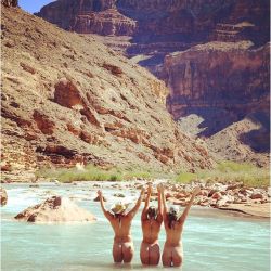 naturalswimmingspirit:  Wild and free deep in the Grand Canyon!  #nakedadventures #raftgrandcanyon #wildandfree #adventureislife #littlecoloradoriver #dowhatyouwant #live #exploreeverything.  