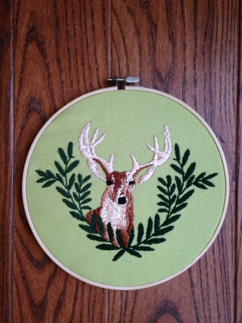 leavingmybody:Hello tumblr world! This is the only embroidery I have yet to sell and it’s my favorit