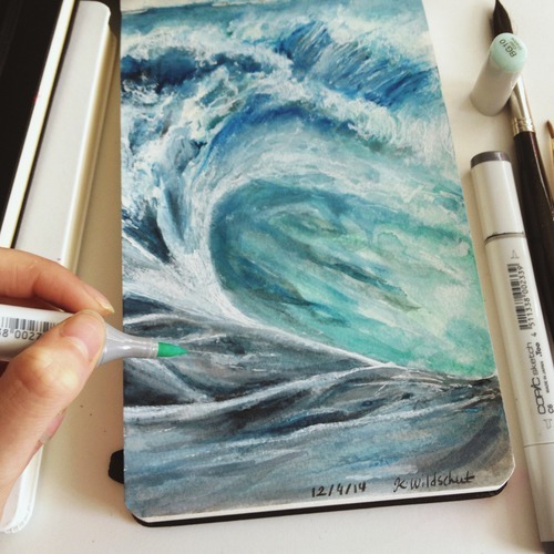 to the sea