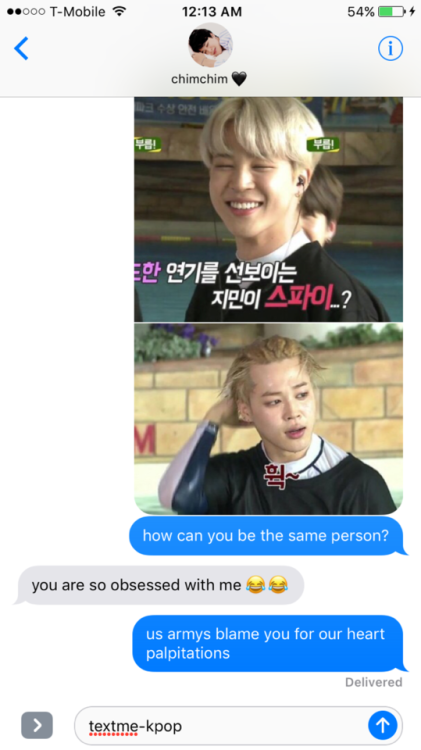 bts texts :: you and jimin are best friends but he likes you