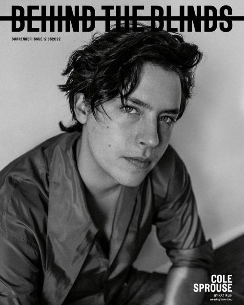 Cole Sprouse taken by Kat Irlin for the March 2022 issue of Behind the Blinds.