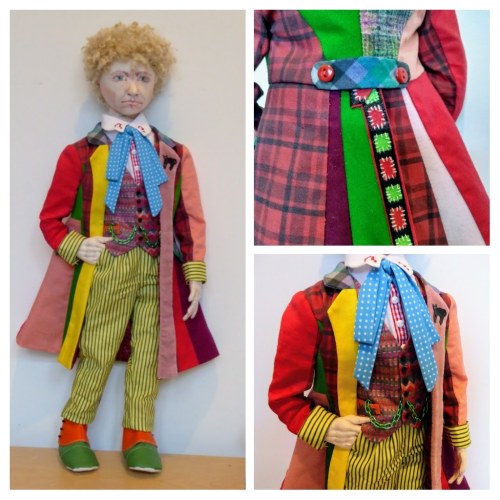 The sixth Doctor rag doll. Making this one was really fun :)