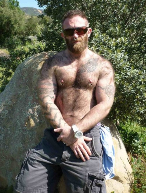 manly-brutes:  manly-brutes:  manly-brutes.tumblr.com   manly-brutes.tumblr.com  Hairy, handsome, sexy, inked - WOW he is what dreams are made of - WOOF