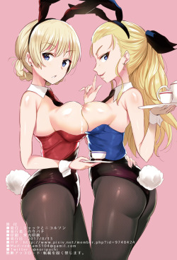 lewdanimenonsense: Making myself a nice cup of tea, so this pic is related in a sense, lol. Unfortunately my tea won’t have any girls in bunny suits with it, but them’s the breaks, I guess Source 