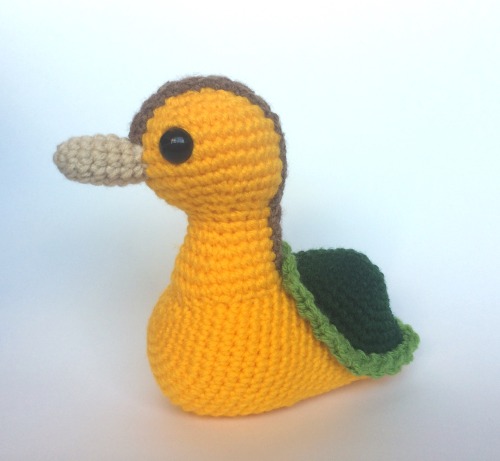 I’ve finally written up my pattern for an adult turtle duck. It’s been fun to see all the baby turtl