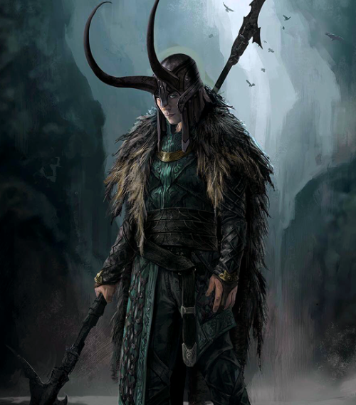 gotham: Aleksi Briclot’s Hela and Loki concept art