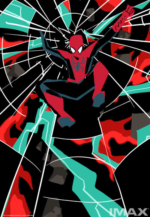 yojabari:concept Imax poster art for The Amazing Spider Man 2 by Matt Taylor