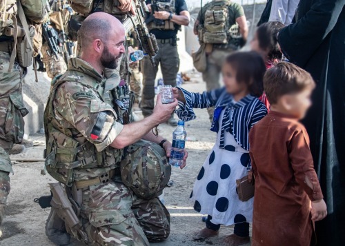 SOF and Royal Marines extracting Tiny Afghans.