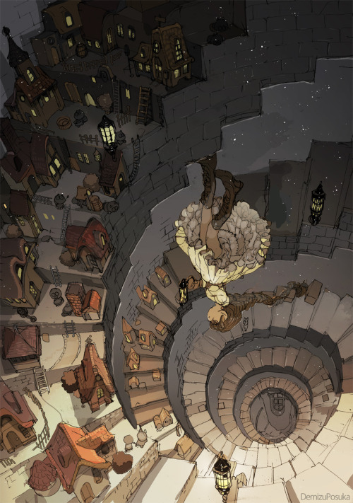 theartofanimation:  Demizu Posuka  -    http://posuka.iinaa.net  -  https://twitter.com/DemizuPosuka  