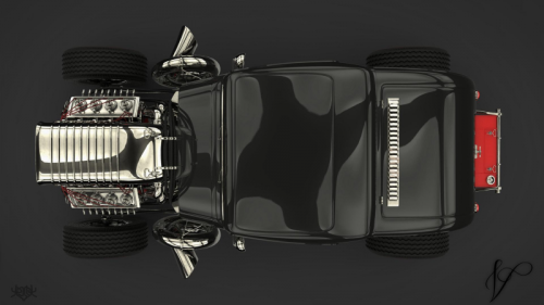 ulfgbohlin:  ULF G B☮HLIN  • InteriorDesign: Ford 32 - keyshot.com/forum/   Valerie Twin Conch Super Special Hot Rod 