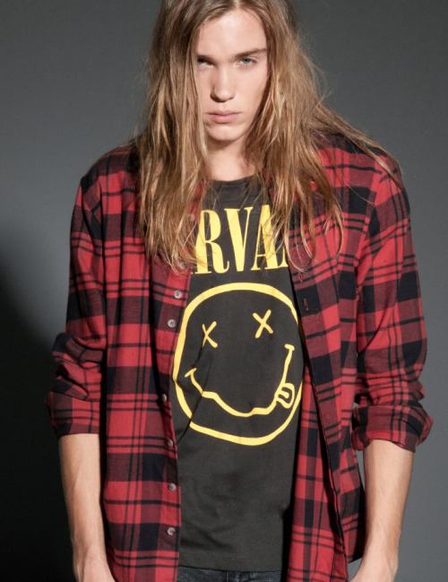 longhairworld: Emil Andersson | Bershka Men’s November Lookbook