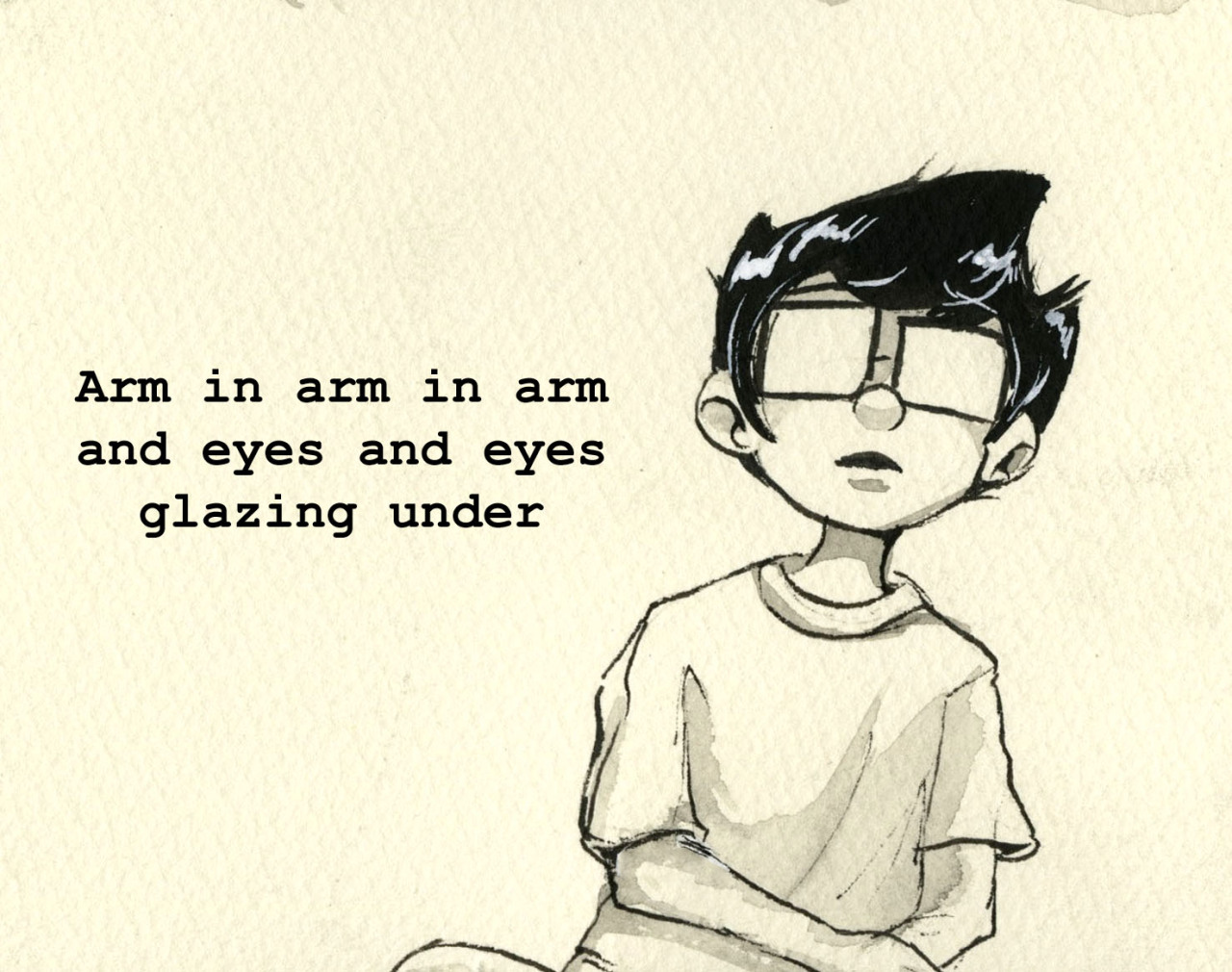 orangelemonart:  Mistaken For Strangers- The National Companion to this piece from three years ago Sorry this couldn’t be done as an audio post, tumblr said lyricstucks have no rights.  