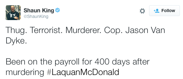 micdotcom:  Chicago officer charged with murder for killing black 17-year-old Laquan