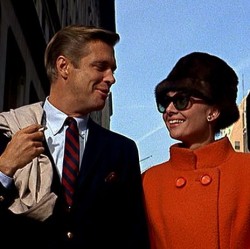 cinemarhplus:  Audrey Hepburn, George Peppard and John McGiver in Breakfast at Tiffany’s