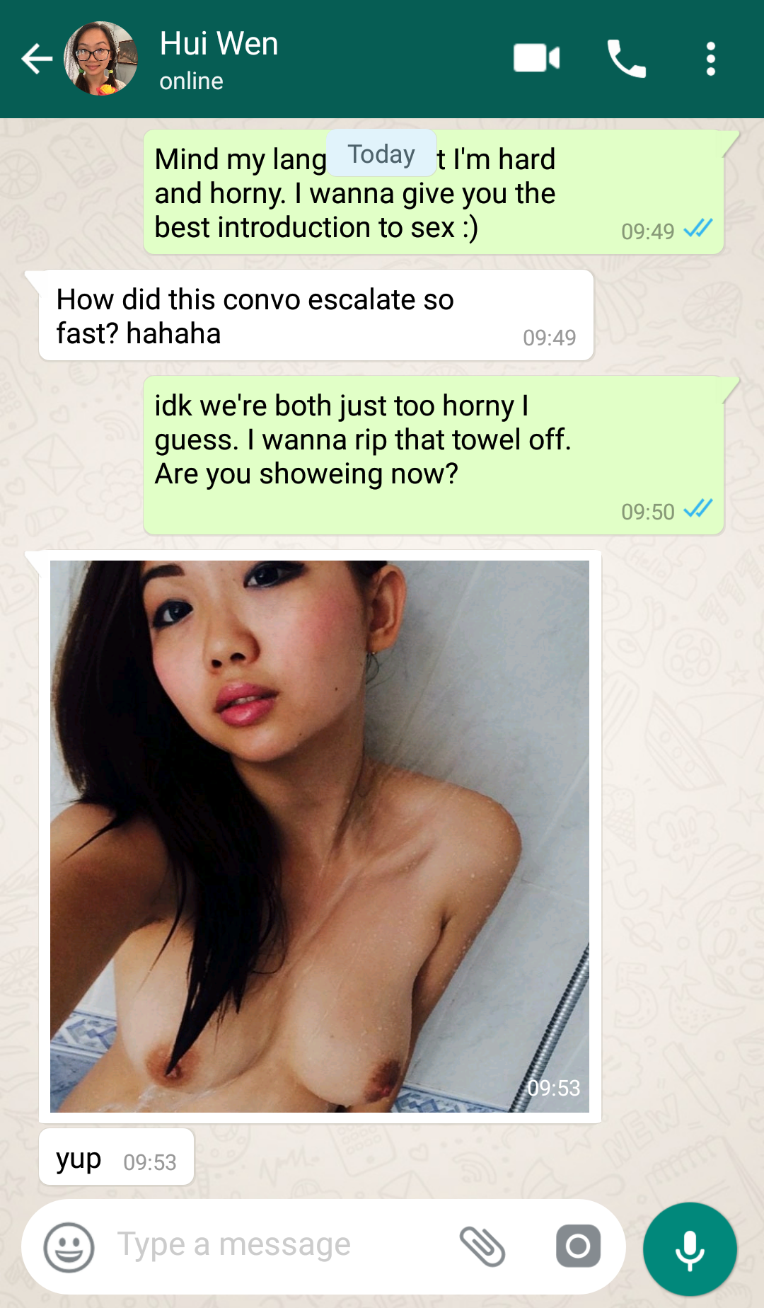 sg-sext-erotica:  Stress from exams turns Hui Wen, nerdy and studious 18 year old