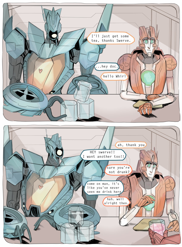 messatine:  (punk robot means Thanks but nerd robot already Gets It)   [g-gently