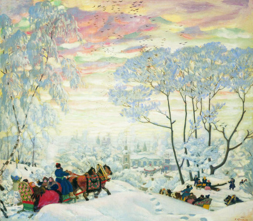 zoetica:One of the very first painters I truly loved -and love to this day- Boris Kustodiev. It’s so
