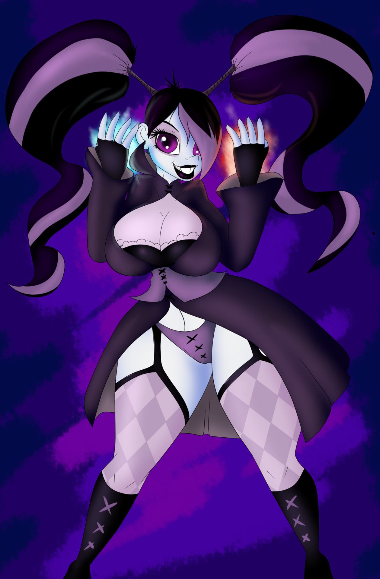 slewdbtumblng:  neronovasart:  Best of Both Worlds  A birthday gift to one of my