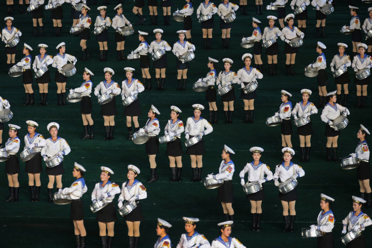 The Year in 365 Pictures: Performers participate in the Arirang mass games in Pyongyang, North Korea on July 22, 2013 (Photo by Wong Maye-E/AP via LightBox)